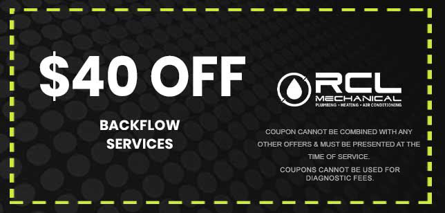 Discount on backflow services