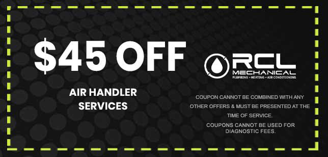 Discount on air handler services